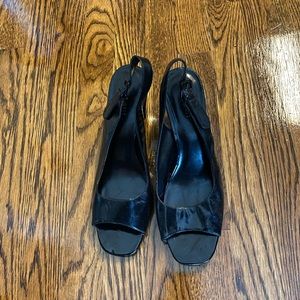 Nine West open toe shoes.